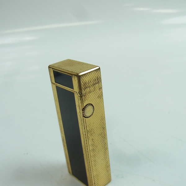 実際に弊社で買取させて頂いたdunhill/ダンヒル サイドローラーガスライター ゴールド の画像 2枚目