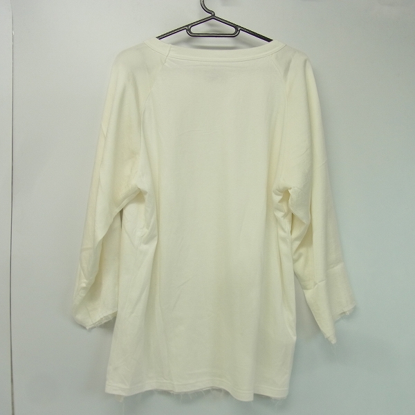 実際に弊社で買取させて頂いたBED J.W. FORD/ベッドフォード ラグラン レイヤードカットソー ホワイト 16SS-B-CS08/1の画像 1枚目