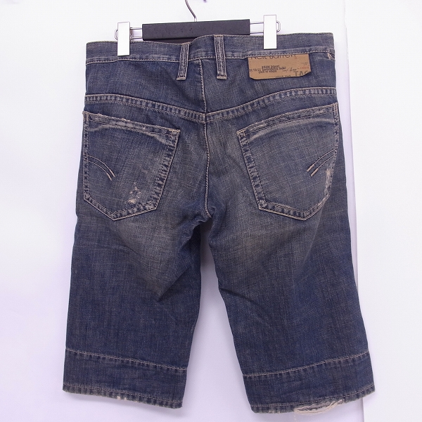 実際に弊社で買取させて頂いたNeil Barrett/ニールバレット ダメージ加工 ハーフデニムパンツ/32の画像 1枚目