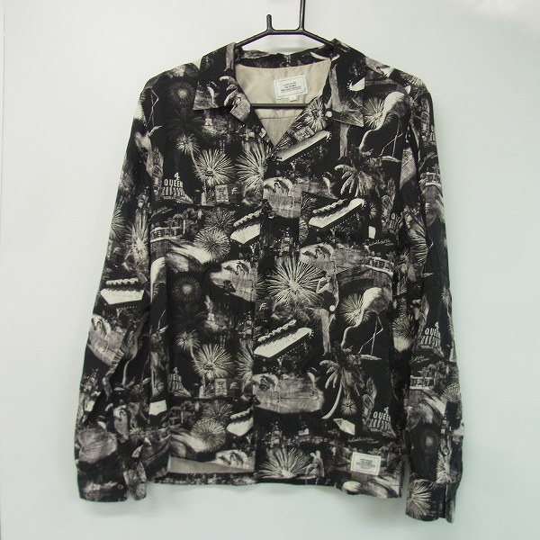 実際に弊社で買取させて頂いたCRIMIE/クライミー 総柄 オープンカラー 長袖シャツ/アロハ M