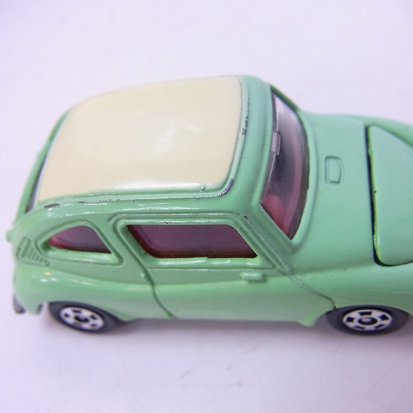 実際に弊社で買取させて頂いた赤箱 トミカ 21 富士重工 スバル 360/ 104 ニッサン シーマ 日本製 2点セットの画像 3枚目