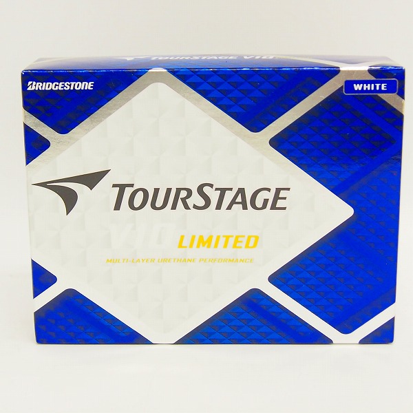 実際に弊社で買取させて頂いた【未使用】BRIDGESTONE/ブリヂストン TOURSTAGE V10 LIMITED ゴルフボール  1ダース ホワイト