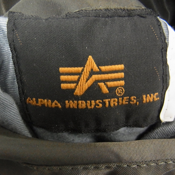 実際に弊社で買取させて頂いたuniform experiment×ALPHA/ユニフォームエクスペリメント TIGHT FIT MA-1/ジャケット Sの画像 4枚目