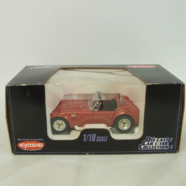 実際に弊社で買取させて頂いたKYOSHO/京商 1/18 モデルカー SHELBY COBRA/シェルビー・コブラ 427 S/Cの画像 9枚目