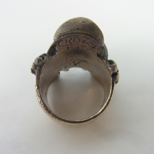 実際に弊社で買取させて頂いたCRAZY PIG DESIGNS/クレイジーピッグ チーキーゴメス マスコットリング/19.5号の画像 4枚目