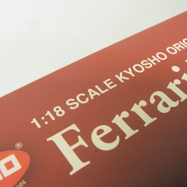 実際に弊社で買取させて頂いたKYOSHO/京商 1/18 フェラーリ テスタロッサ ダイキャストミニカー No.08422Rの画像 6枚目