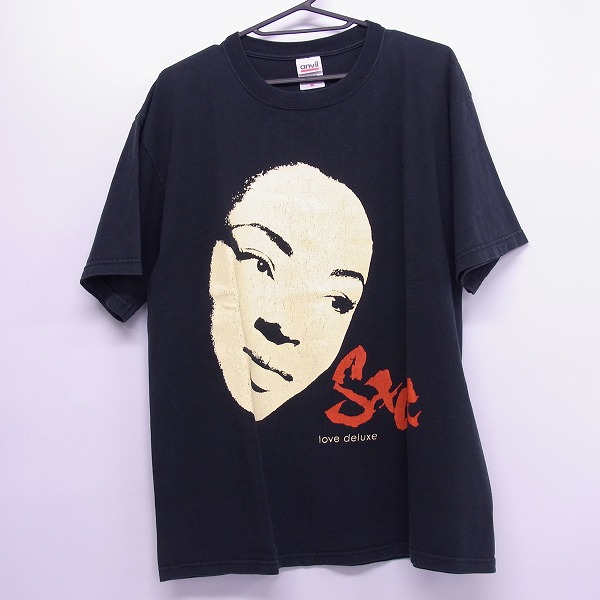 実際に弊社で買取させて頂いたSADE/シャーデー love deluxe 90s フェイスプリント バンドTシャツ USA製/M