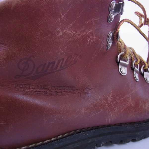 実際に弊社で買取させて頂いたDANNER/ダナー MOUNTAIN LIGHT マウンテンライト レザーブーツ 30520X 8.5の画像 7枚目