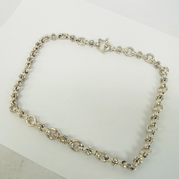 実際に弊社で買取させて頂いたdeaf breed/デフブリード NW-2 デザインリンクネックレスの画像 4枚目