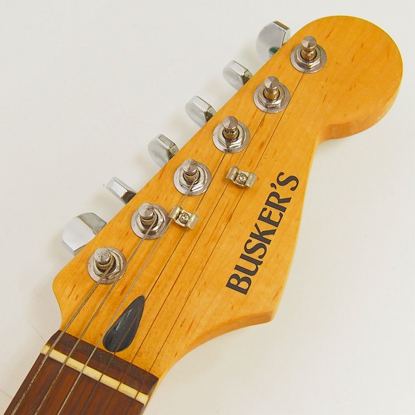 実際に弊社で買取させて頂いた★【動作確認済】BUSKER'S/バスカーズ ストラトタイプ ケース付きの画像 1枚目