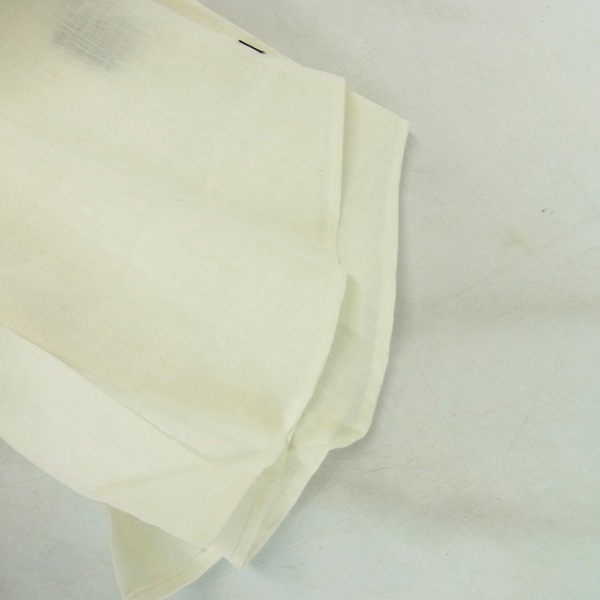 実際に弊社で買取させて頂いたdrestripドレストリップ 半袖リネンシャツ アイボリー系 1の画像 7枚目