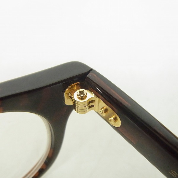実際に弊社で買取させて頂いたSOPHNET×金子眼鏡店/ソフネット×カネコガンキョウテン BINCHOTAN メガネフレームの画像 5枚目
