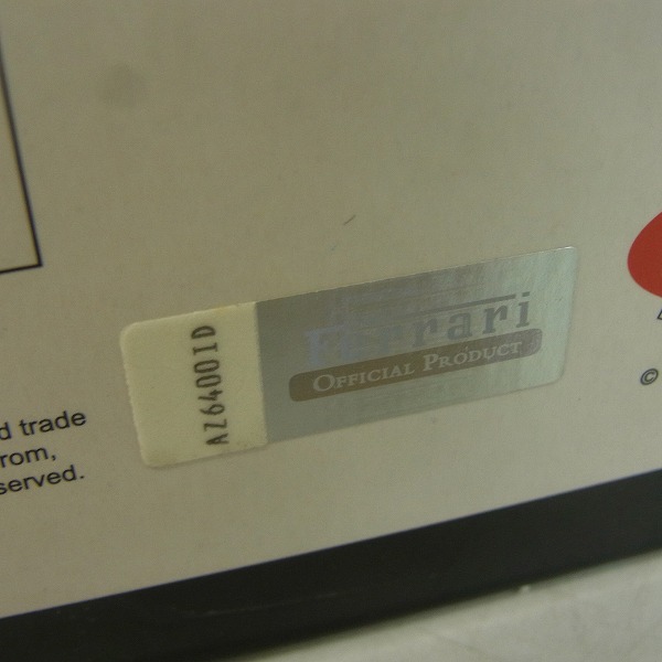 実際に弊社で買取させて頂いた【難有】KYOSHO/京商 1/18 フェラーリ 512TR レッド ダイキャストミニカー No.08423Rの画像 8枚目