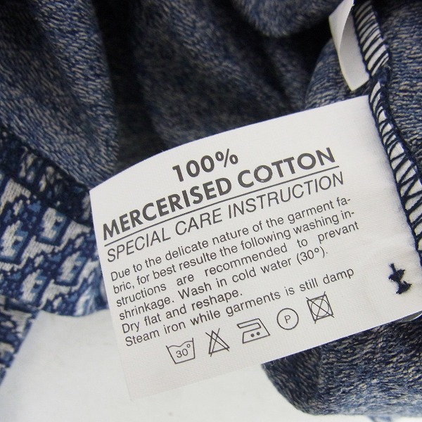 実際に弊社で買取させて頂いたChristian Dior/クリスチャンディオール 総柄ポロシャツ/Sの画像 3枚目