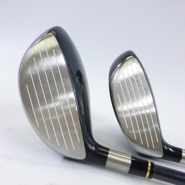 実際に弊社で買取させて頂いた★HONMA/本間ゴルフ フェアウェイウッド2本セット BERES TW911 W-Ni 7W/9W Sフレックスの画像 1枚目