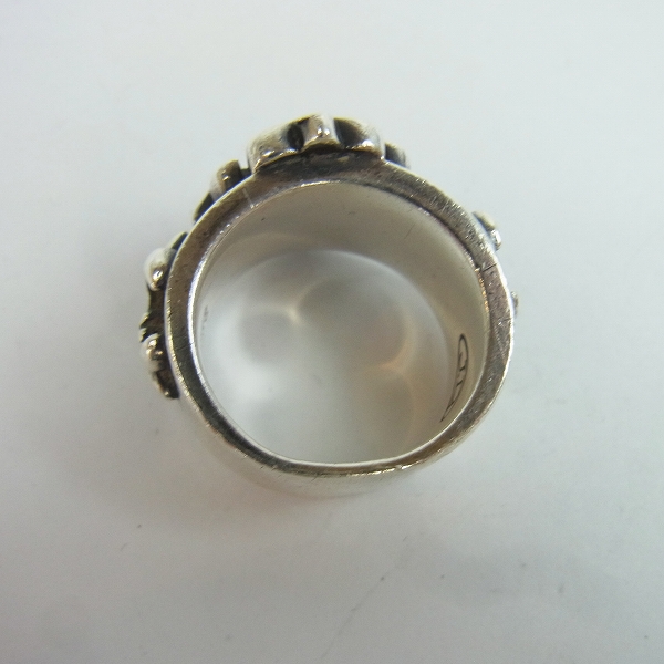 超希少/廃盤品✨ジャスティンデイビス リング クロスフレア サファイア シルバー Justin Davis/ジャスティンデイビス クロス フレア モチーフw/ダイヤ