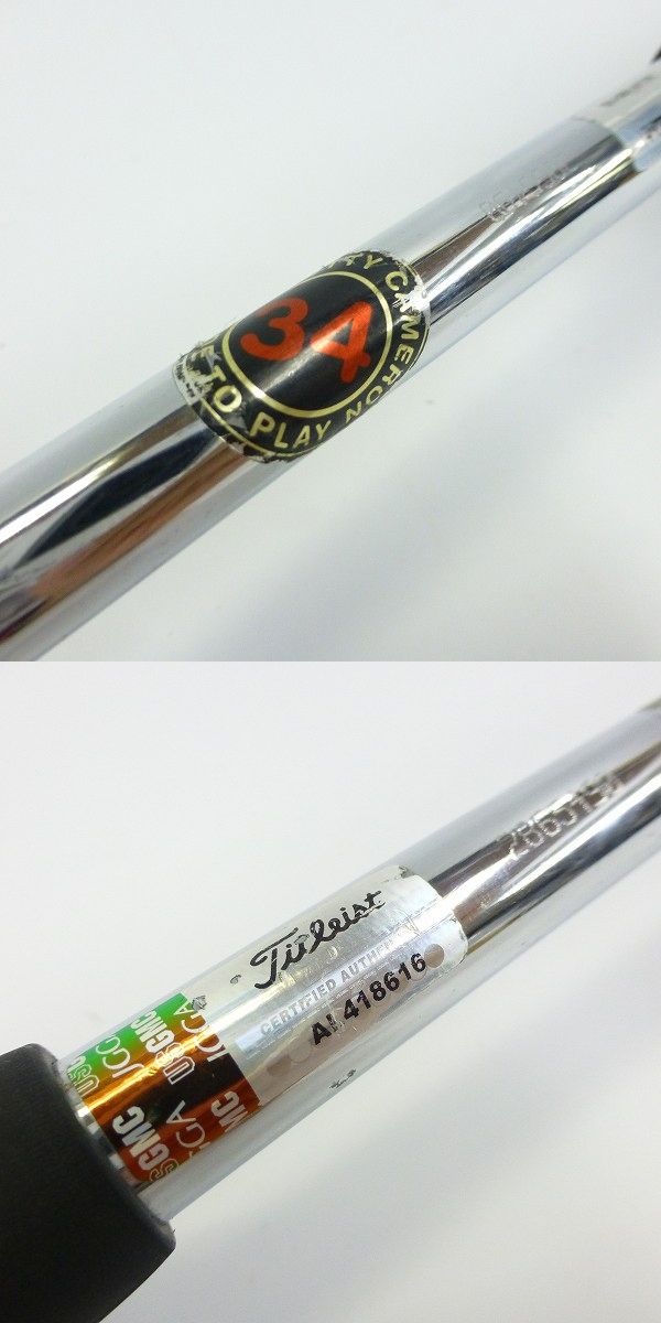 実際に弊社で買取させて頂いた★SCOTTY CAMERON/スコッティキャメロン パター california Fastback カリフォルニアファストバック 33.125インチの画像 5枚目