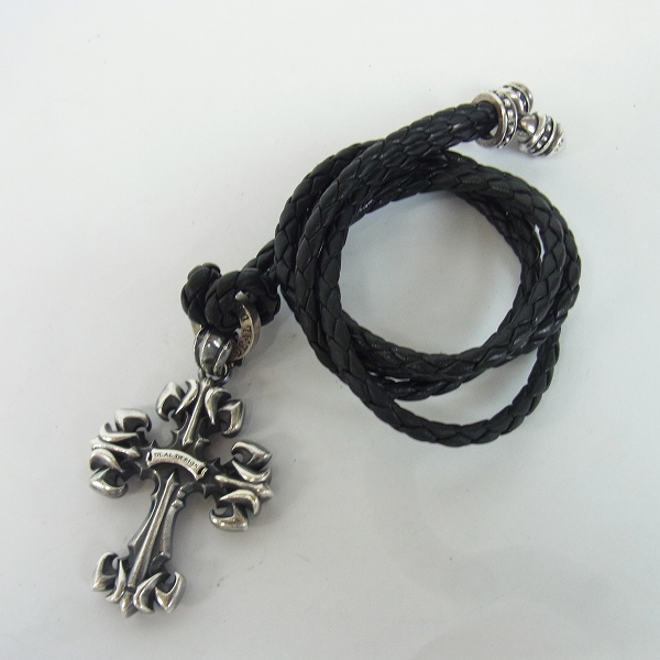 実際に弊社で買取させて頂いたDEAL DESIGN/ディールデザイン リリークロス シルバー ペンダント/チョーカー 2点セット