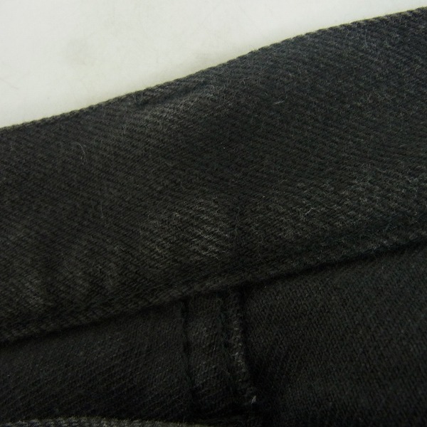 実際に弊社で買取させて頂いたCelt&Cobra/ケルト&コブラ J9-B ボタンフライデニムパンツ W29L32 ブラックコーティングの画像 5枚目