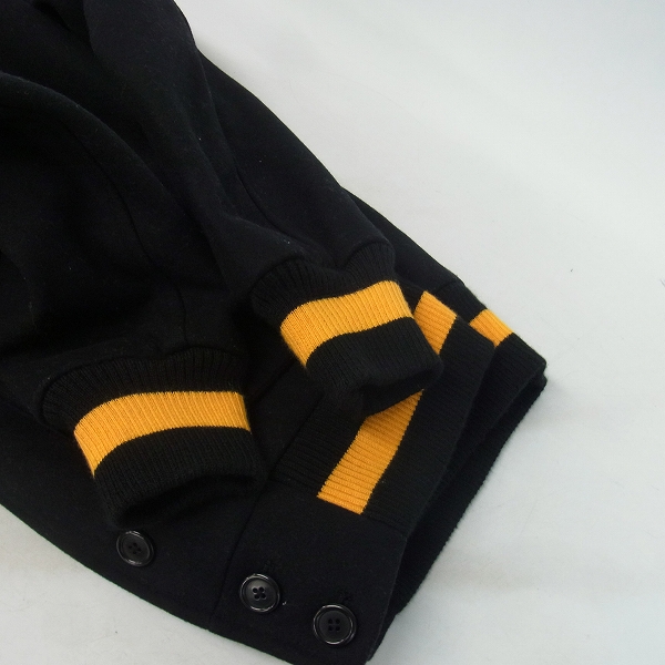 実際に弊社で買取させて頂いたFAT/エフエーティー ワッペン付き ウール スタジャン/Sの画像 5枚目