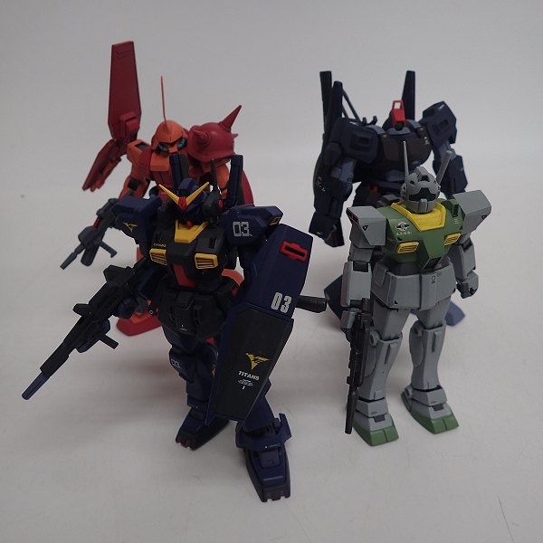 実際に弊社で買取させて頂いた【ジャンク 組立・塗装済】ガンプラ HGUC他 ガンダムMkⅡ(ティターンズ),マラサイ,GMⅡ,リック・ディアス 4点SET