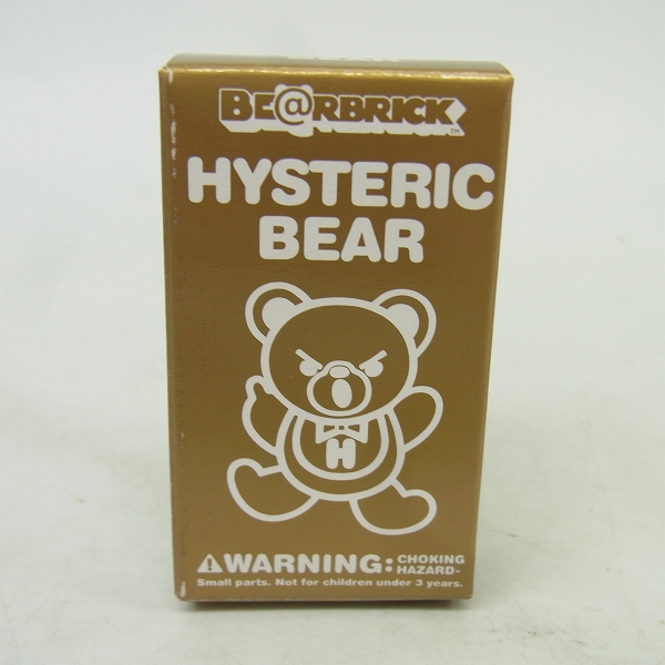 実際に弊社で買取させて頂いた【未開封】BE@RBRICK/ベアブリック HYSTERIC GLAMOUR/ヒステリックグラマー 金/ゴールド 100%