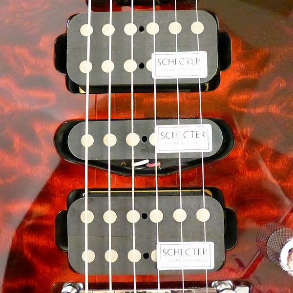 実際に弊社で買取させて頂いた★SCHECTER/シェクター エレキギター NV-DX-24-AS/RBSB/R ソフトケース付きの画像 4枚目