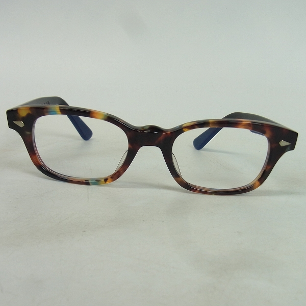 実際に弊社で買取させて頂いたTART OPTICAL/タートオプティカル EX-MAN  ブラウンアンバー メガネフレームの画像 1枚目