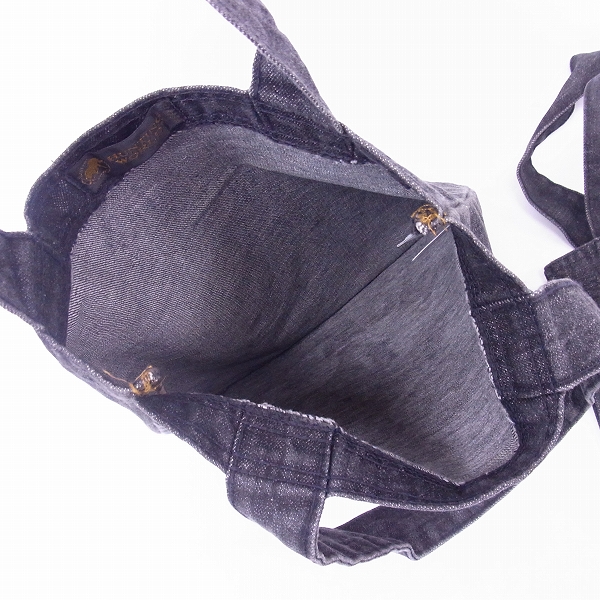 実際に弊社で買取させて頂いたHUNTING WORLD/ハンティングワールド デニムトートバッグ/ゾウ 2点セットの画像 2枚目