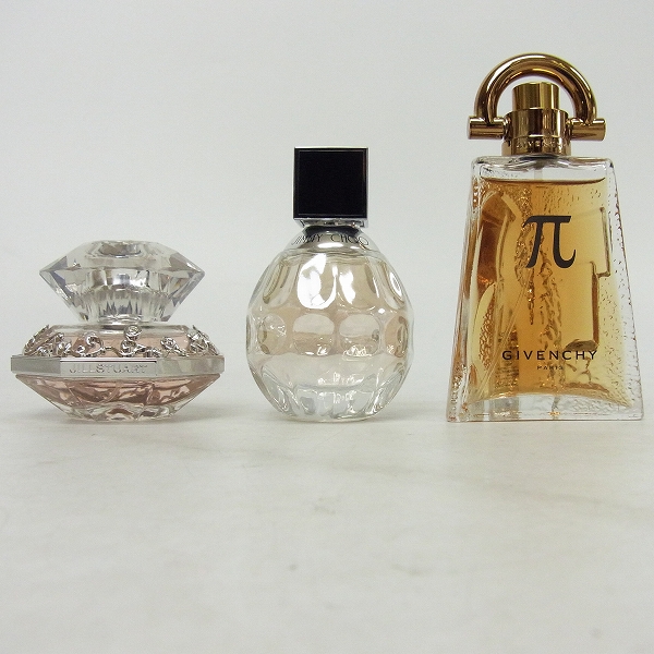 実際に弊社で買取させて頂いたジミーチュウ EDT 40ml/ジル バイ ジルスチュアート EDT 30ml/ジバンシィ π パイ EDT 30ml 3点セットの画像 1枚目