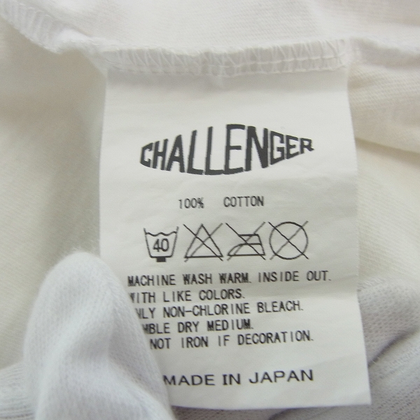 実際に弊社で買取させて頂いたCHALLENGER/チャレンジャー ロゴ/BRIGADE 半袖Tシャツ/Lの画像 3枚目