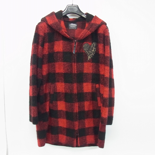 実際に弊社で買取させて頂いたRoen/ロエン HIROMU TAKAHARA 16AW LONG CHECK PK -02RED-/パーカー/L