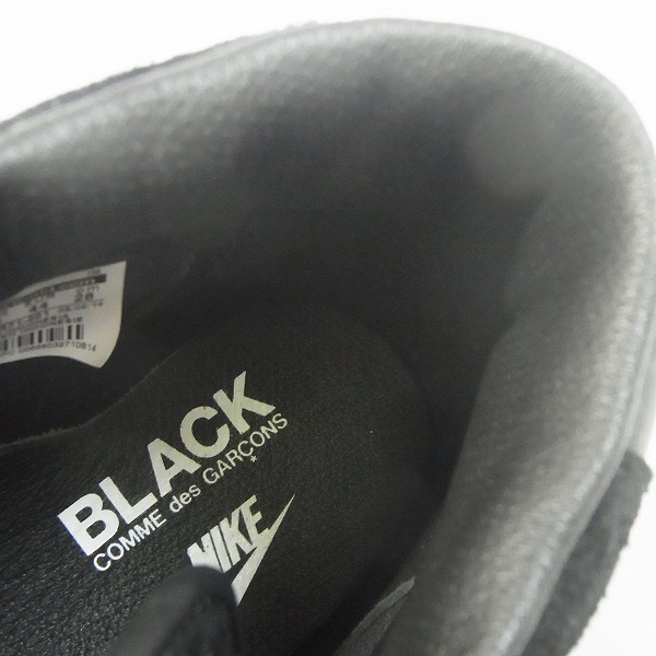 実際に弊社で買取させて頂いたNIKE×BLACK COMME des GARCONS/ナイキ×ブラックコムデギャルソン ブレザーハイ SP 704571-001/28 の画像 4枚目