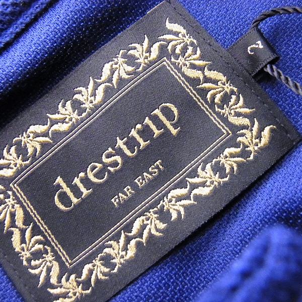 実際に弊社で買取させて頂いた【未使用】drestrip/ドレストリップ ワンポイント スターロゴ 刺繍 ポロシャツ ネイビー/2の画像 2枚目