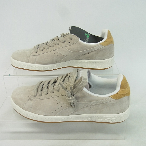 実際に弊社で買取させて頂いた【未使用】DIADORA/ディアドラ GAME LOW S スウェードレザースニーカー 501.171832/26.5の画像 3枚目