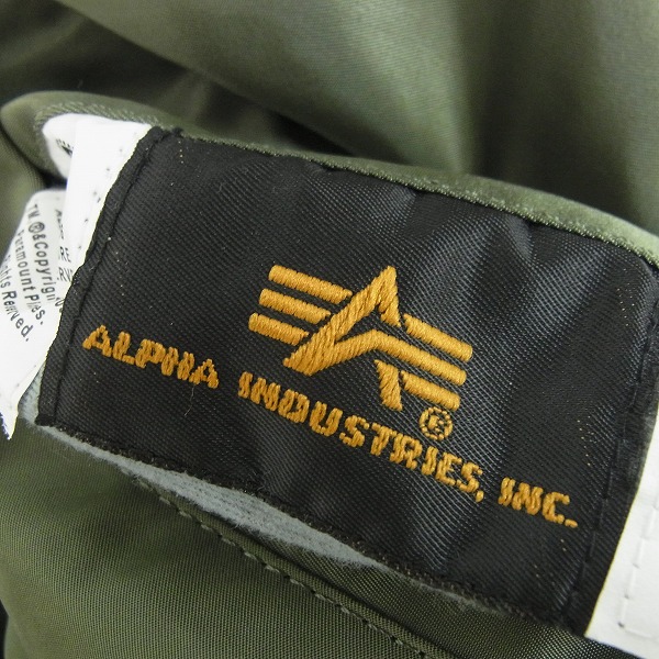 実際に弊社で買取させて頂いた【未使用】ALPHA INDUSTRIES/アルファインダストリーズ MA-1 J827901/Mの画像 2枚目