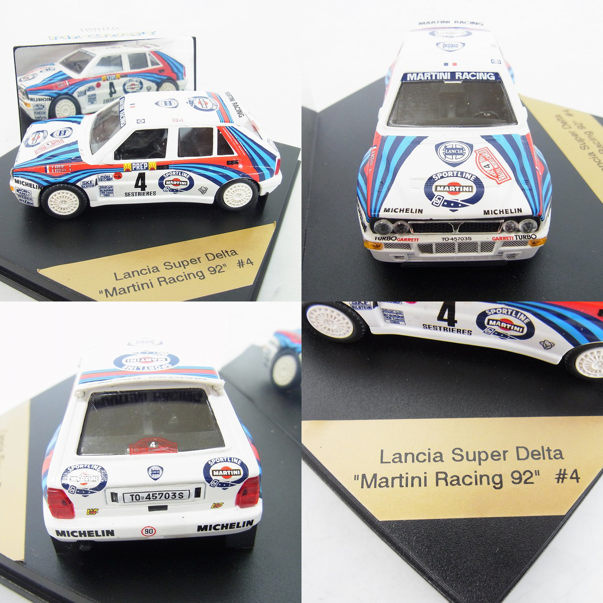 実際に弊社で買取させて頂いたVITESSE/ビテス LANCIA RALLY/ランチア ラリー等  1/43 ミニカー 2点セットの画像 2枚目