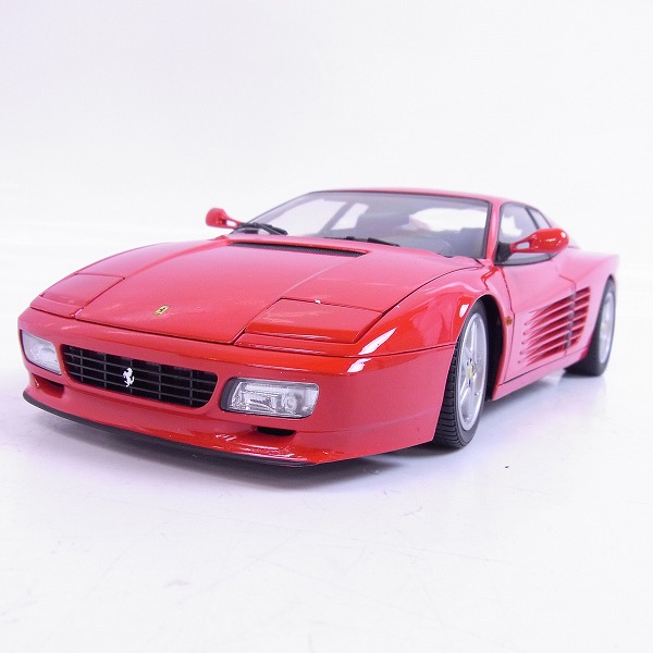 実際に弊社で買取させて頂いたKYOSHO/京商 1/18 フェラーリ 512TR レッド ダイキャストミニカー No.08423Rの画像 1枚目