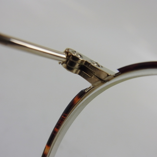 実際に弊社で買取させて頂いたGIORGIO ARMANI/ジョルジオアルマーニ メガネフレーム ボストン型の画像 4枚目