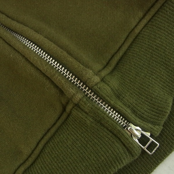 実際に弊社で買取させて頂いたCRIMIE/クライミー サーマル切替 ジップアップパーカー/カーキ系/Sの画像 6枚目