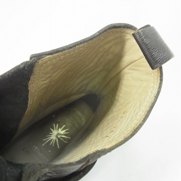 実際に弊社で買取させて頂いたMIHARA YASUHIRO/ミハラヤスヒロ レースアップ レザーブーツ /25.5の画像 4枚目