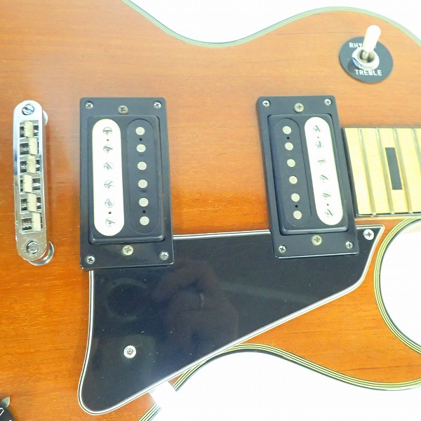 実際に弊社で買取させて頂いた★【難有り/型式不明】Greco/グレコ エレキギター レスポールタイプ ケース付の画像 4枚目