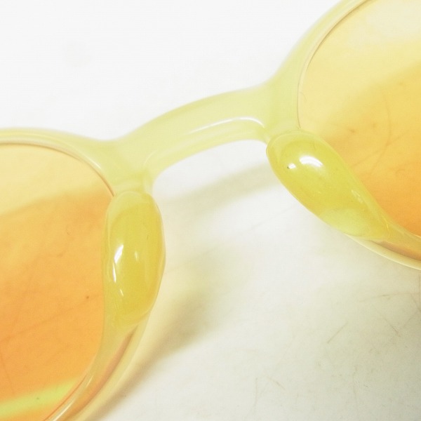 実際に弊社で買取させて頂いた白山眼鏡店/ハクサンガンキョウテン フルリム メガネフレーム イエローの画像 2枚目