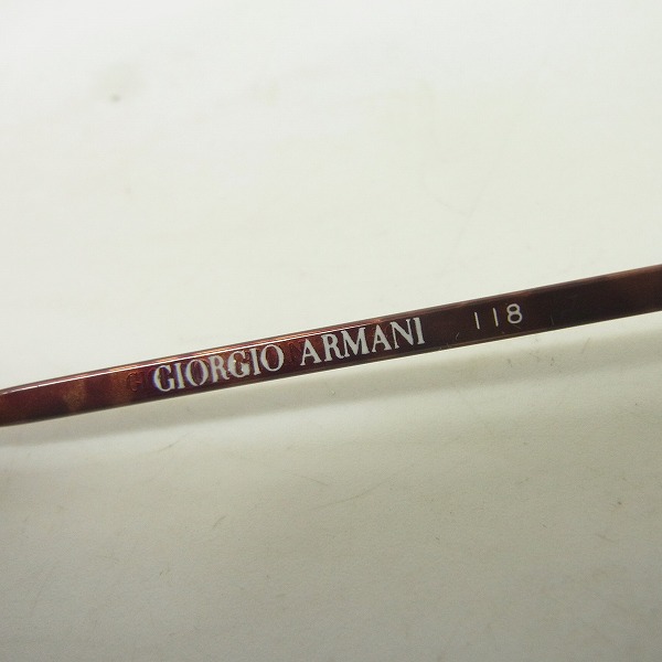 実際に弊社で買取させて頂いたGIORGIO ARMANI/ジョルジオアルマーニ クリップオン サングラス /118 718の画像 4枚目
