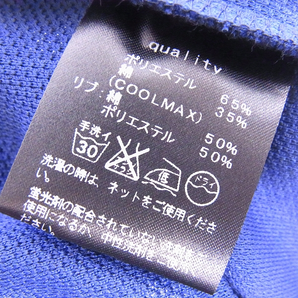 実際に弊社で買取させて頂いた【未使用】drestrip/ドレストリップ ワンポイント スターロゴ 刺繍 ポロシャツ ネイビー/4の画像 3枚目