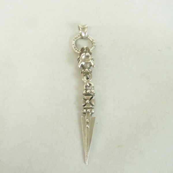 実際に弊社で買取させて頂いたTRAVIS WALKER DOUBLE CROSS/トラヴィスワーカー ダブルクロス ダブルクロスリングガーゴイル＆ダガーペンダント PDS024の画像 1枚目