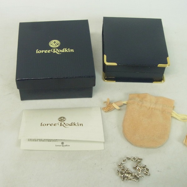 実際に弊社で買取させて頂いた【ギャラ付き】LoreeRodkin/ローリーロドキン ミクスド オープン ゴシック ダイヤリンク ブレスレット L3907-800の画像 5枚目