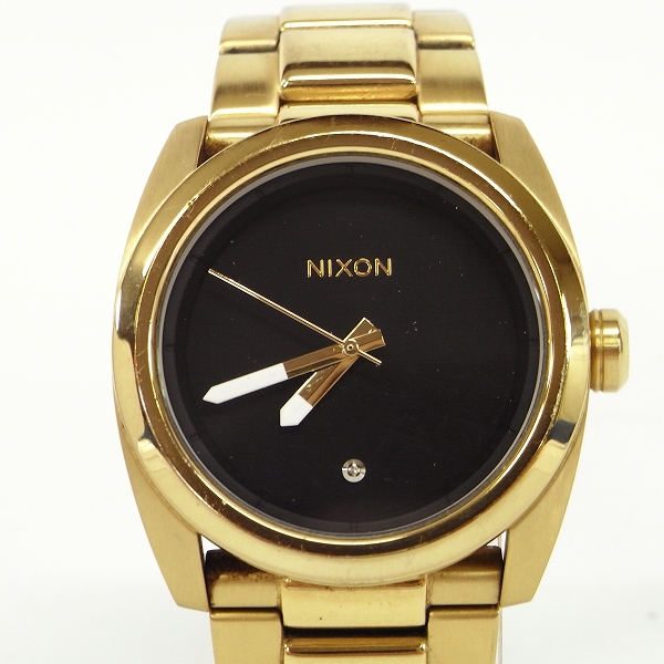 実際に弊社で買取させて頂いたNIXON/ニクソン KINGPIN 腕時計 GOLD/BLACK A507 513