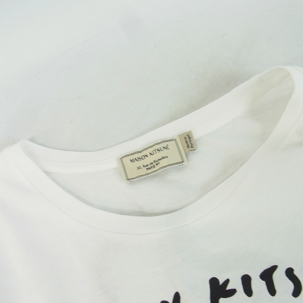 実際に弊社で買取させて頂いたMAISON KITSNE/メゾン キツネ Tシャツ/カットソー/Sの画像 4枚目