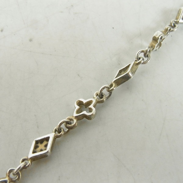 実際に弊社で買取させて頂いた【ギャラ付き】LoreeRodkin/ローリーロドキン ミクスド オープン ゴシック ダイヤリンク ブレスレット L3907-800の画像 3枚目